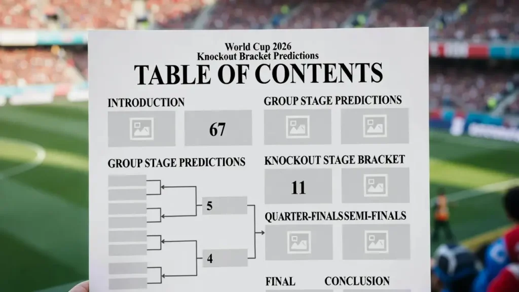 World Cup 2026 knockout bracket predictions