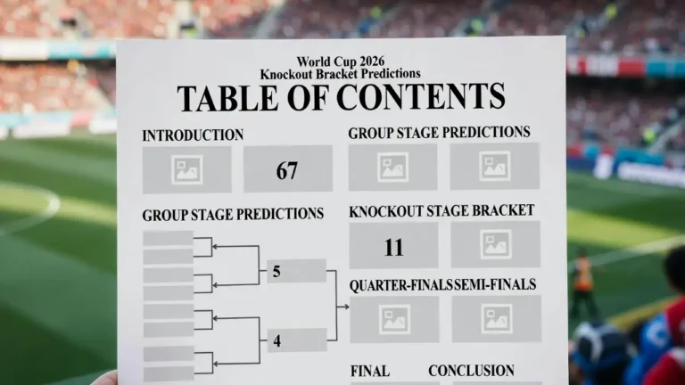 World Cup 2026 knockout bracket predictions
