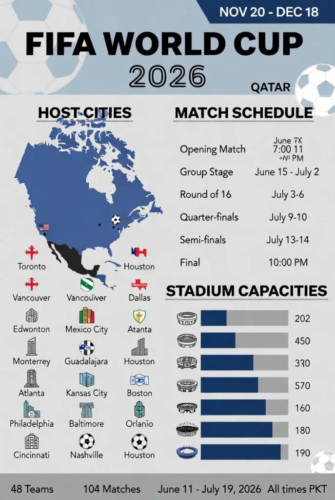 World Cup 2026 match schedule pakistan