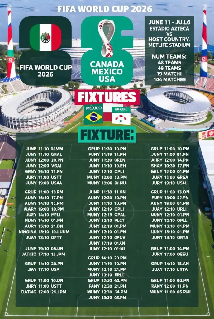 World Cup Fixture