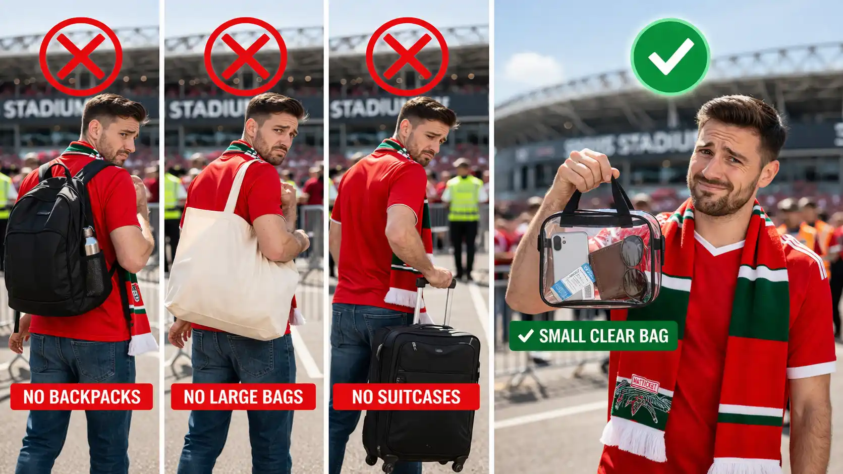 World Cup 2026 bag policy