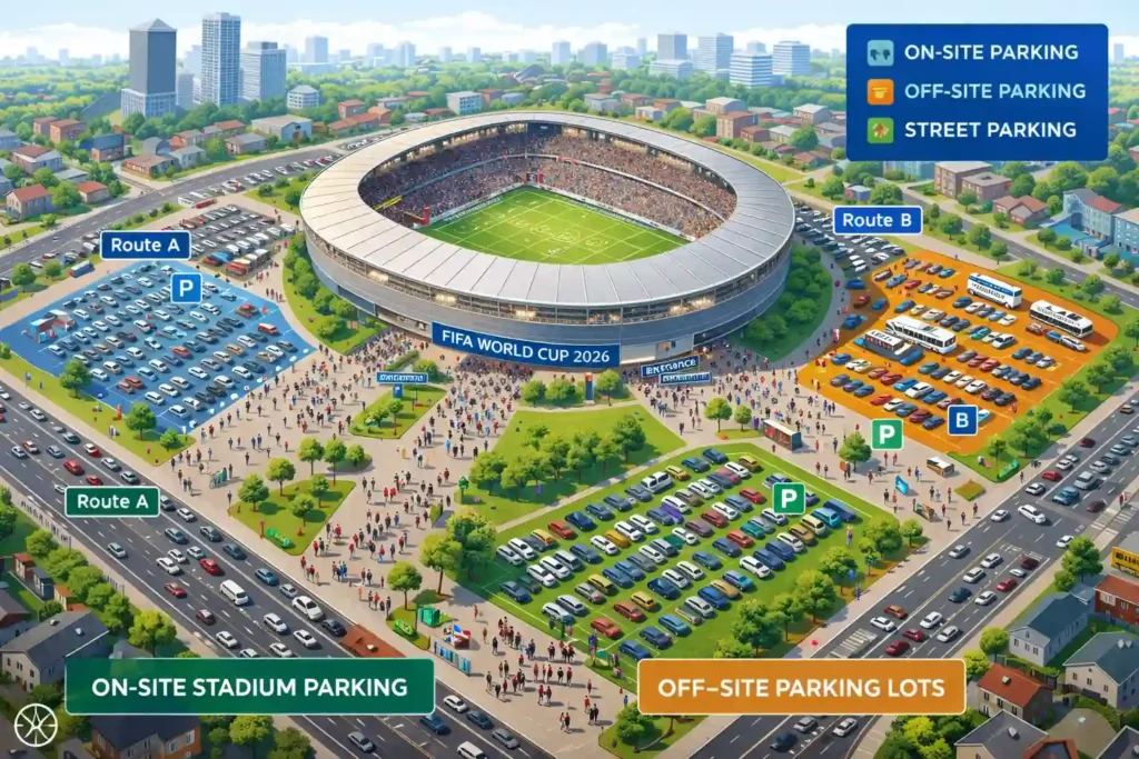 Parking at FIFA World Cup 2026 Stadiums