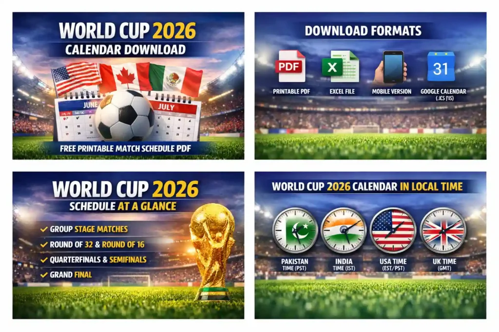 World Cup 2026 calendar download