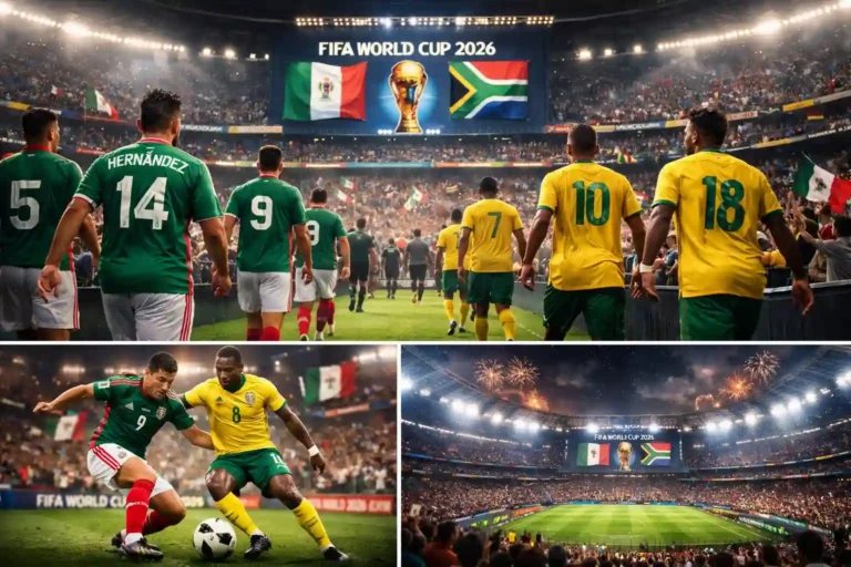 mexico vs south africa world cup open match