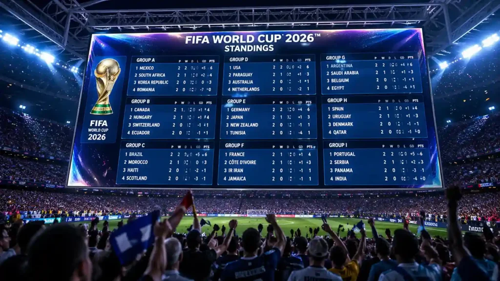 Tabel Poin Piala Dunia 2026