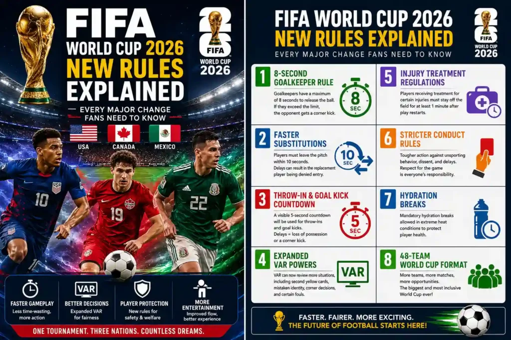 Aturan Baru Piala Dunia FIFA 2026