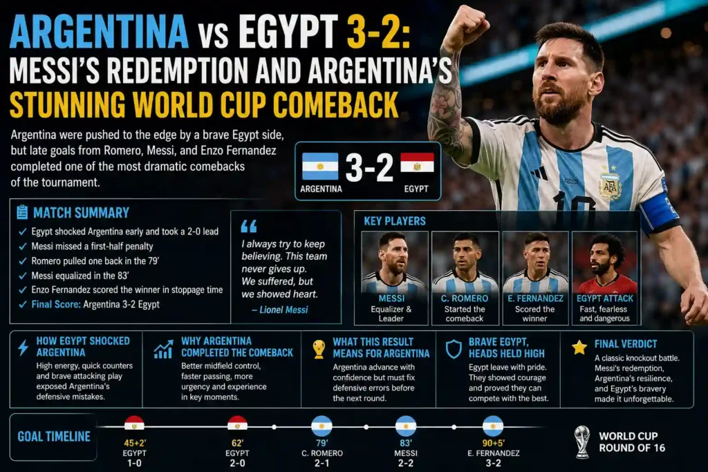 Egypt vs Argentina